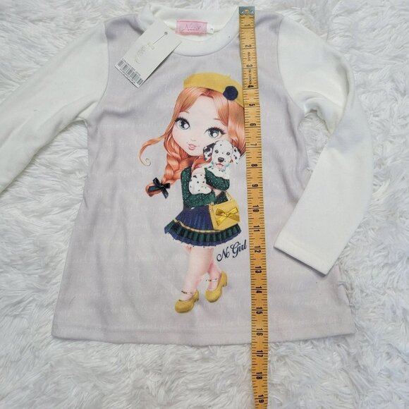 New with Tags Nico Girl's/ Toddlers' Thermal Full Sleeve Tunic Top - 12M - Picture 6 of 10